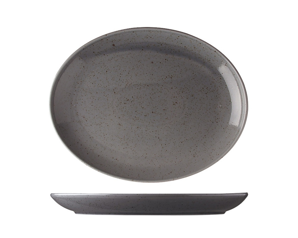 Oval tallrik 32 cm, Lifestyle Highland - Lilien i gruppen Dukning / Tallrikar, Skålar & Fat / Tallrikar hos The Kitchen Lab (1069-20432)