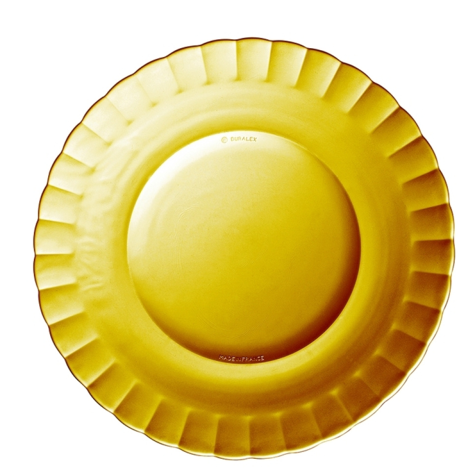 Tallrik i glas 26 cm, Picardie Amber - Duralex