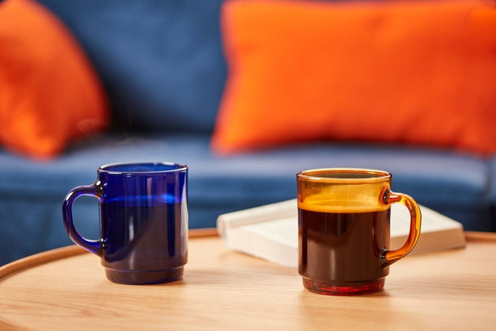 Mugg i glas 25 cl, Versailles Amber - Duralex