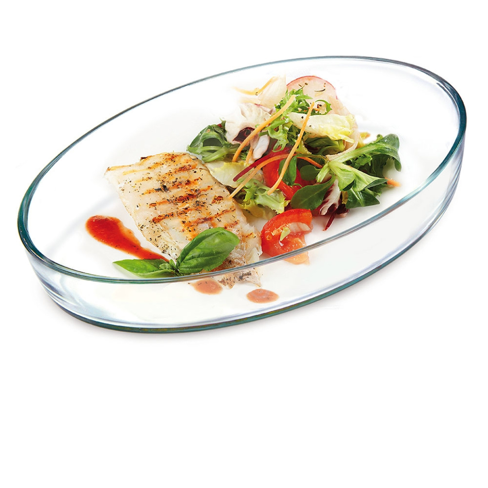 Oval Ugnsform i glas, 35 x 24 cm - Simax i gruppen Matlagning / Formar & Kantiner / Ugnsformar hos KitchenLab (1069-31775)