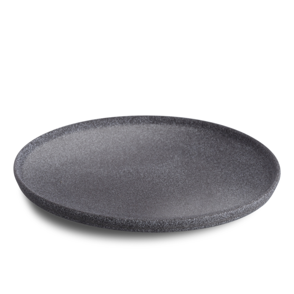 Tallrik Hazy no 4, Halvglaserad, 26 cm, Mörkgrå - Benedikt i gruppen Dukning / Tallrikar, Skålar & Fat / Tallrikar hos The Kitchen Lab (1069-31795)