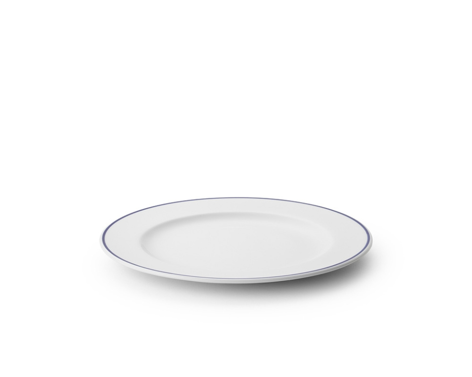 Tallrik Basic Blue Line, 24 cm - Benedikt i gruppen Dukning / Tallrikar, Skålar & Fat / Tallrikar hos The Kitchen Lab (1069-31803)
