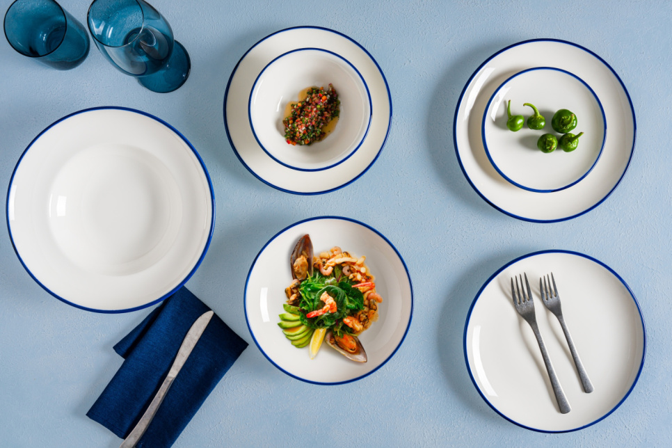 Fat 15 x 8,5 cm, Gourmet Linea Blue - Bonna