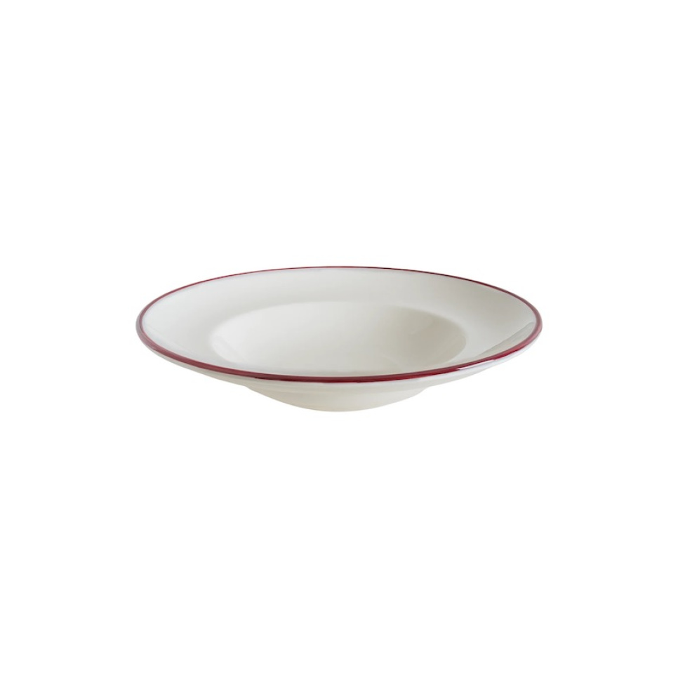 Djup tallrik 24 cm, Gourmet Linea Burgundy - Bonna i gruppen Dukning / Tallrikar, Skålar & Fat / Tallrikar hos The Kitchen Lab (1069-31847)
