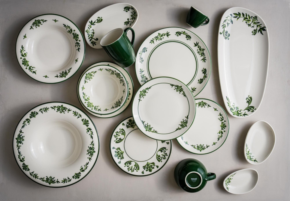 Djup Tallrik 23 cm, Lavis Green - Bonna