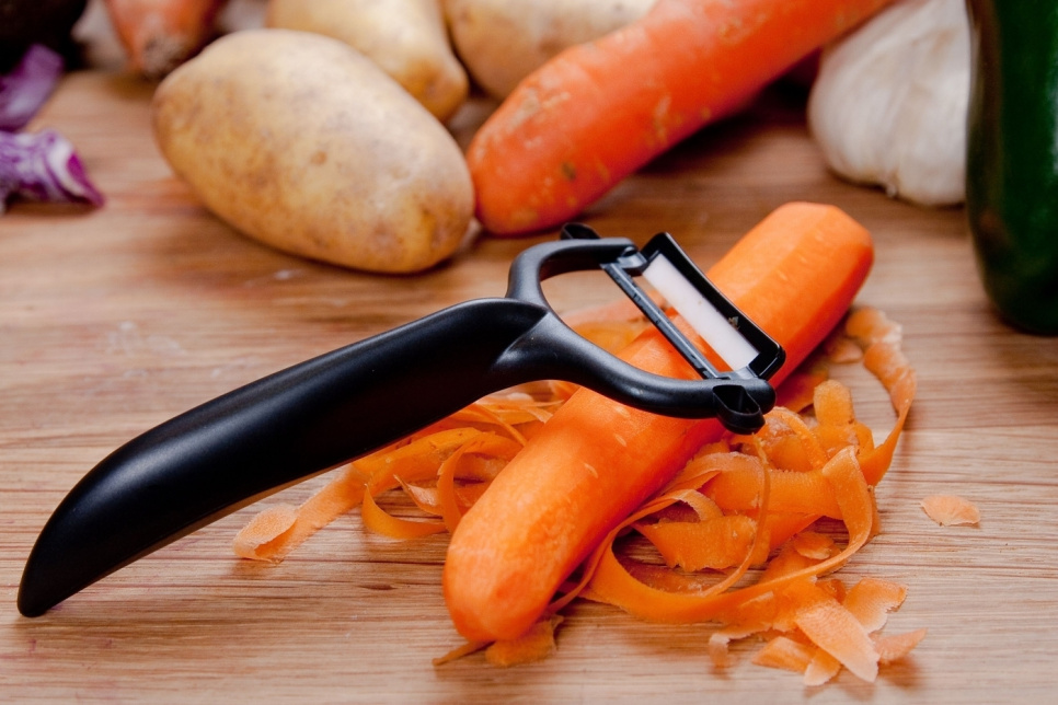 Keramisk skalare, T-modell, svart - Kyocera