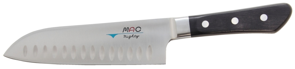 Santoku, 17cm, olivslipad, Pro - Mac i gruppen Matlagning / Köksknivar / Santokuknivar hos KitchenLab (1070-10518)