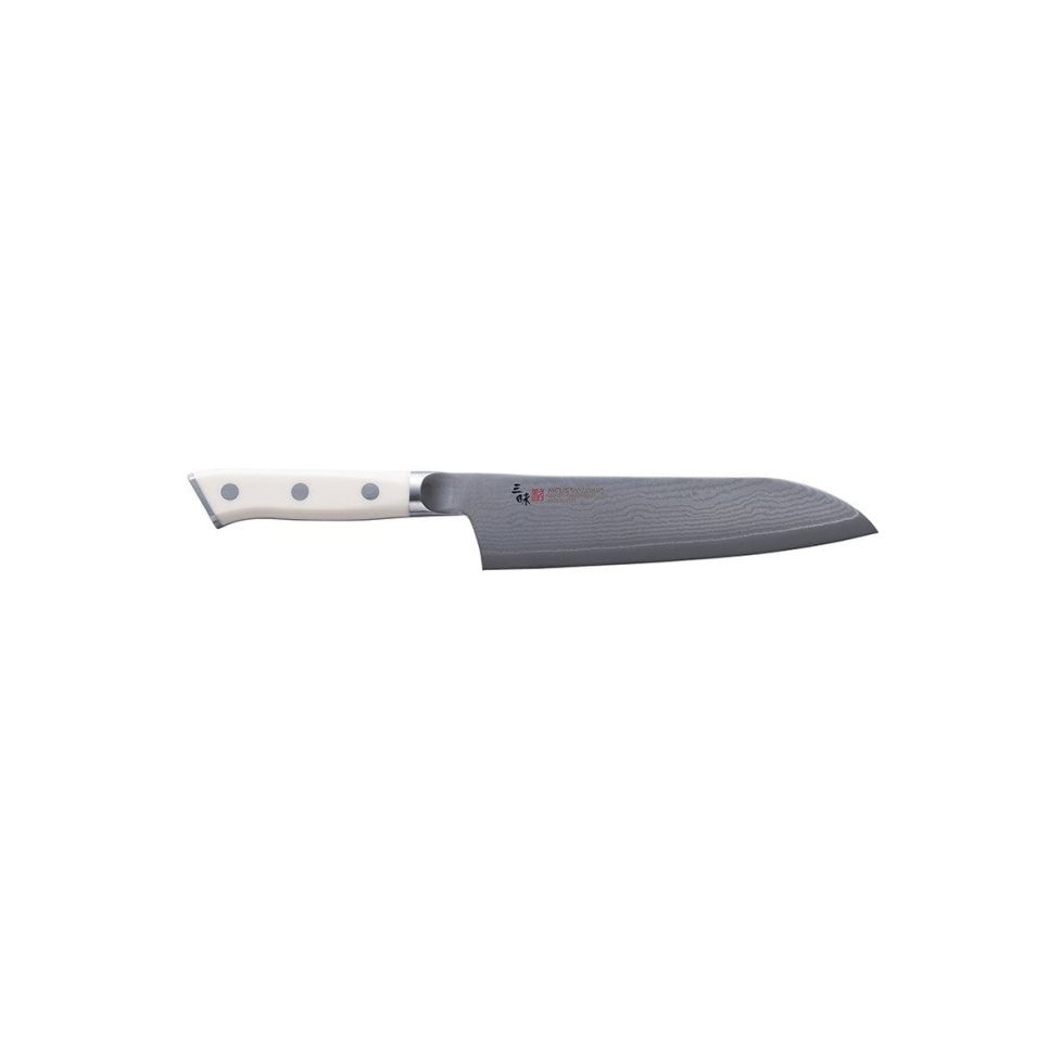 Santoku, 18cm, Classic Damascus Corian - Mcusta/Zanmai i gruppen Matlagning / Köksknivar / Santokuknivar hos The Kitchen Lab (1070-11666)