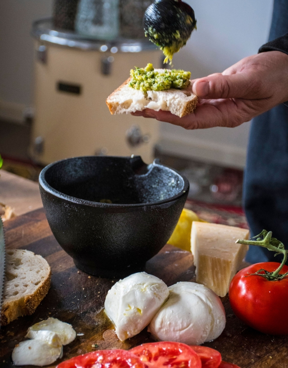 Mortel i gjutjärn 15,5 cm - Satake