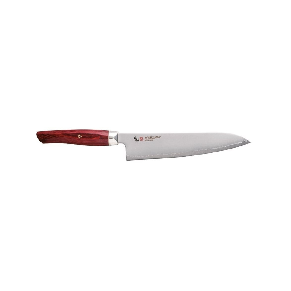 Gyuto, 21cm, Revolution Röd - Mcusta/Zanmai i gruppen Matlagning / Köksknivar / Kockknivar hos The Kitchen Lab (1070-17345)
