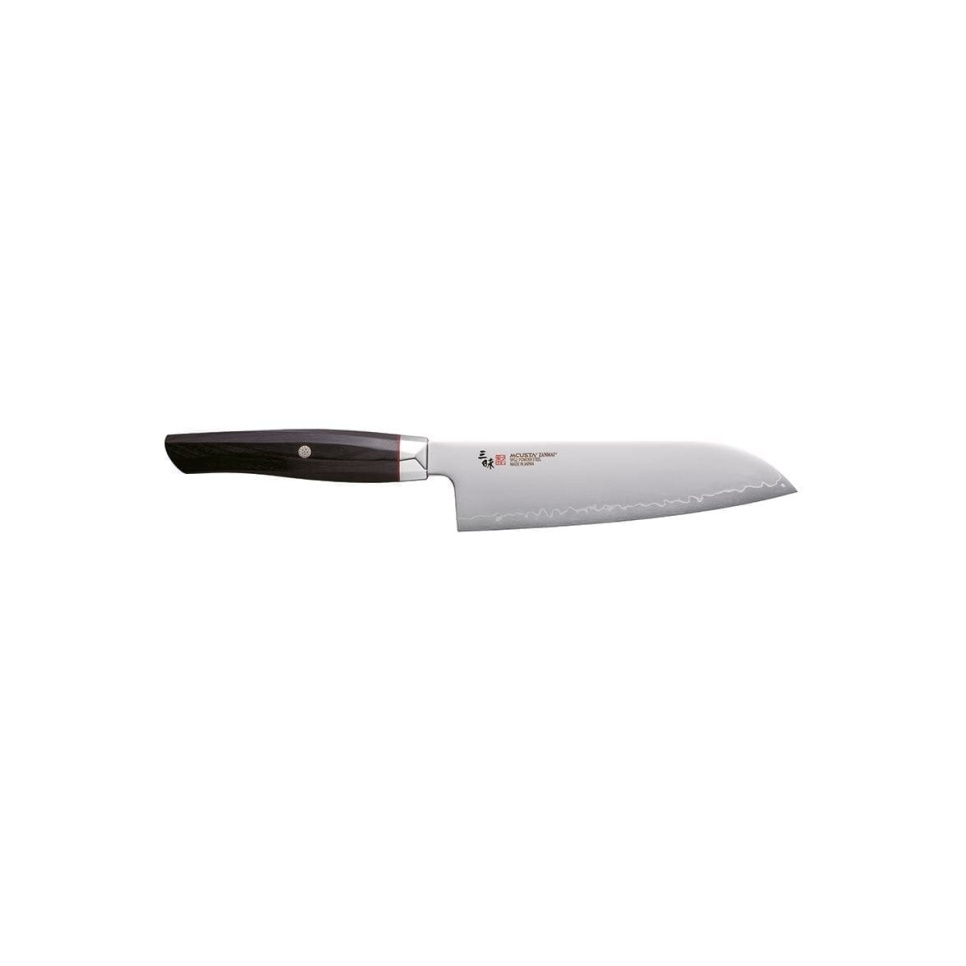 Santoku, 18cm, Revolution Svart - Mcusta/Zanmai i gruppen Matlagning / Köksknivar / Santokuknivar hos KitchenLab (1070-17351)