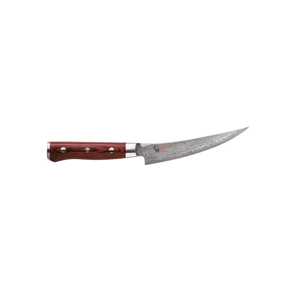 Urbeningskniv, 16,5 cm, Flame Damascus - Mcusta/Zanmai i gruppen Matlagning / Köksknivar / Urbeningsknivar hos KitchenLab (1070-17352)