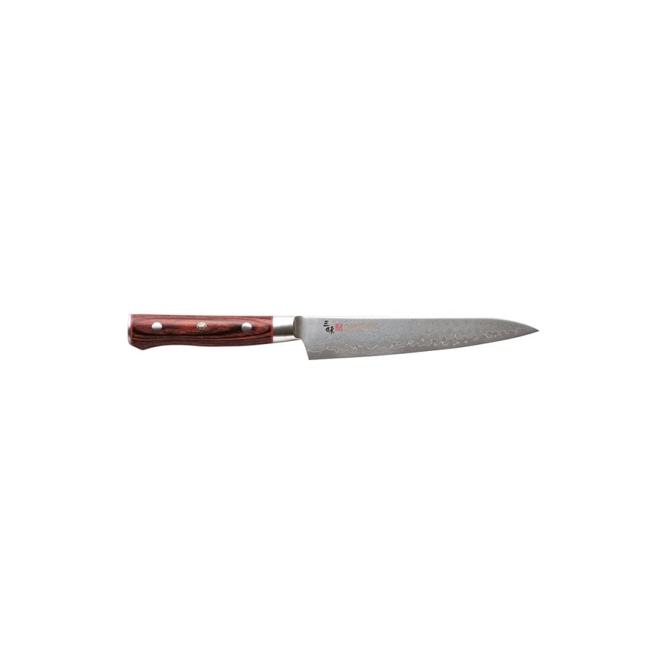 Petty, 15cm, Flame Damascus - Mcusta/Zanmai i gruppen Matlagning / Köksknivar / Allknivar hos KitchenLab (1070-17358)