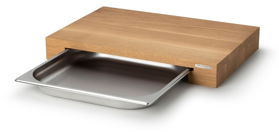 Skärbräda med 1 bleck, ek, medium - Continenta i gruppen Matlagning / Köksredskap / Skärbrädor hos KitchenLab (1070-20000)