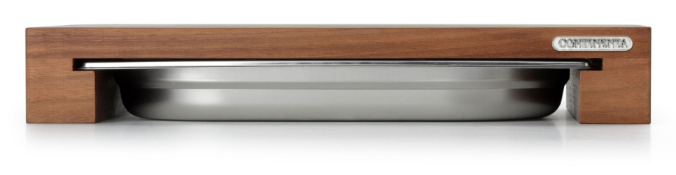 Skärbräda med 1 bleck, valnöt - Continenta