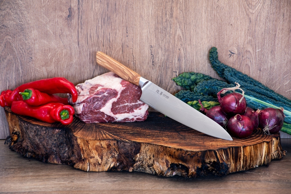 Gyuto. 21 cm, Kaizen - Satake Gyuto. 21 cm, Kaizen - Satake