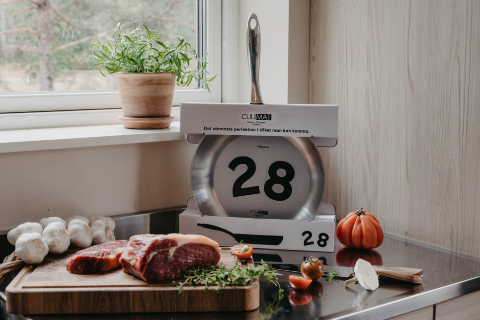 Rostfri Stekpanna, Mathias Dahlgren - Culimat - 28 cm + 20 cm