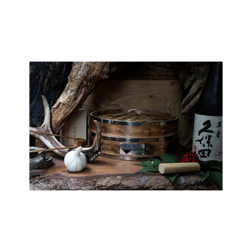 Ångkorg i bambu - Satake