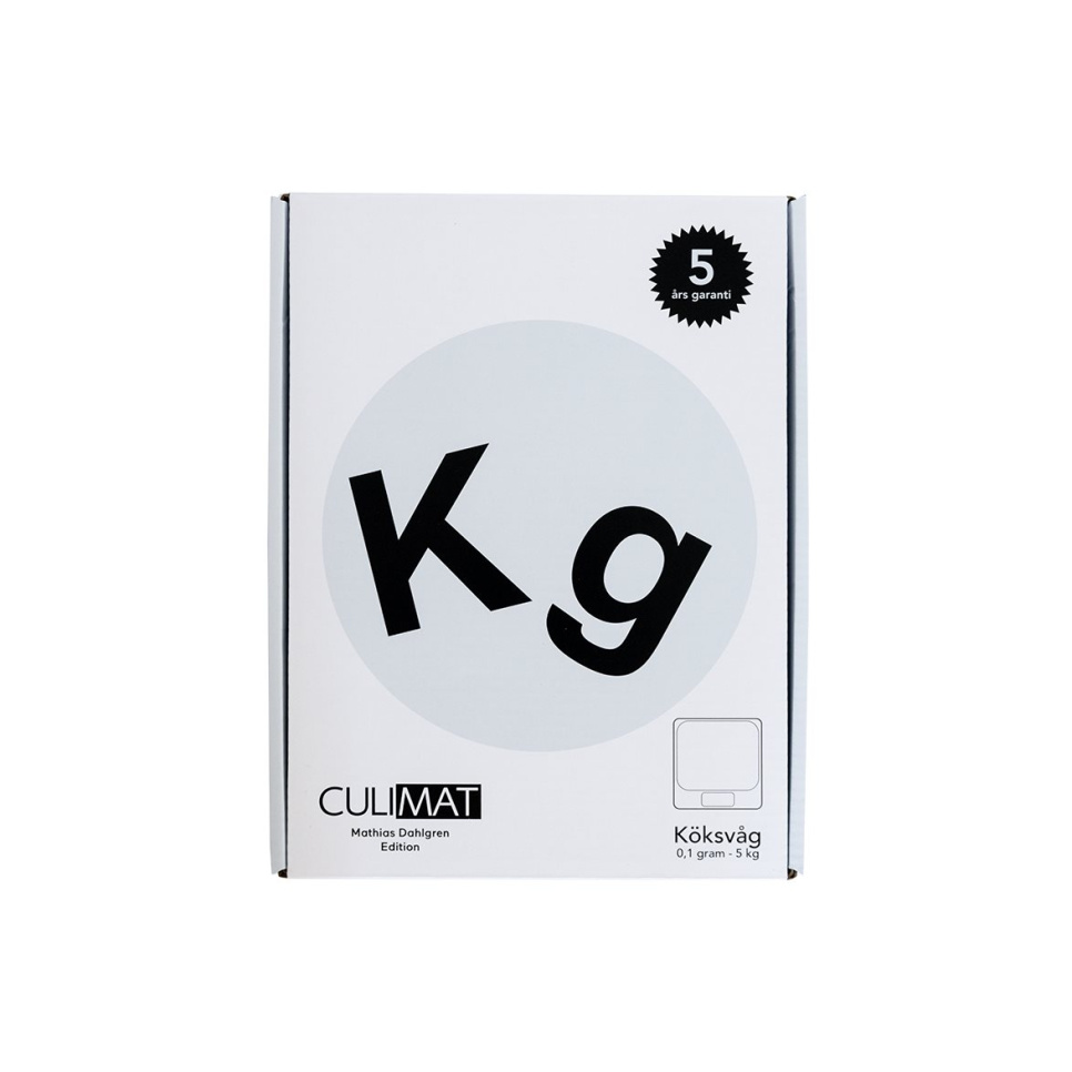 Digital köksvåg, 0,5gr - 5kg, Mathias Dahlgren - Culimat