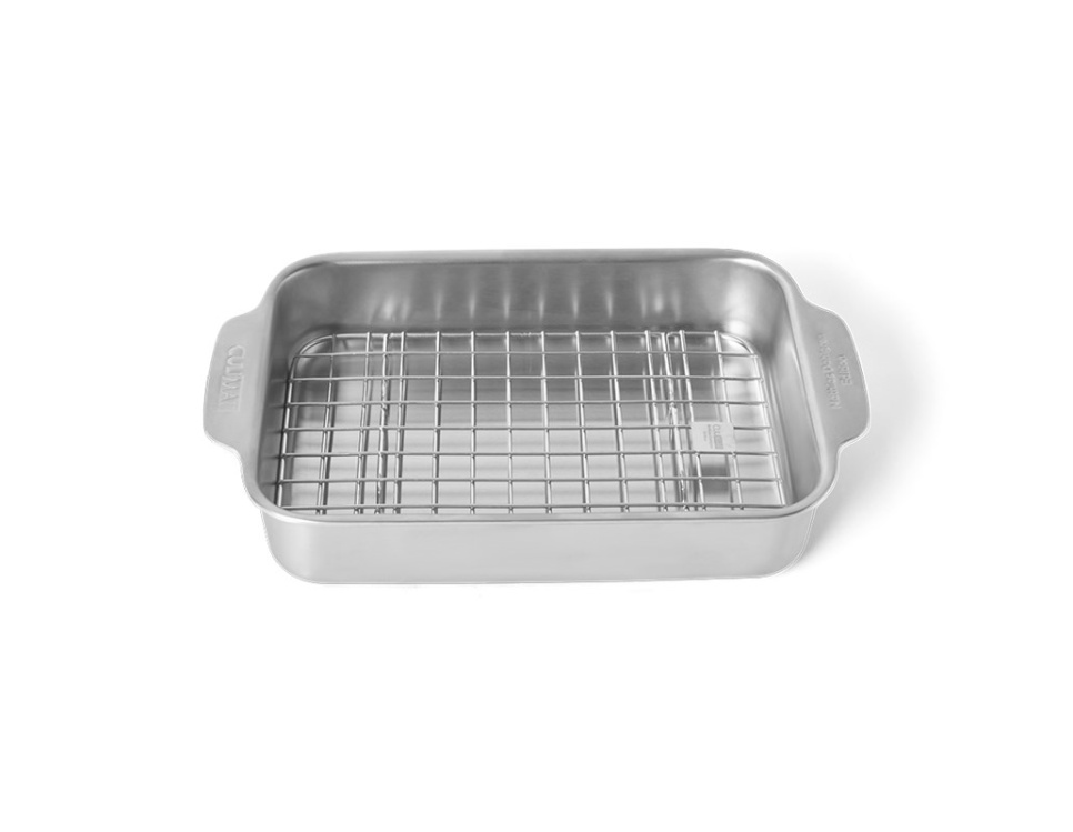 Ugnsform med Galler, 25x18 cm, Rostfritt Stål - Culimat i gruppen Matlagning / Formar & Kantiner / Ugnsformar hos The Kitchen Lab (1070-36179)