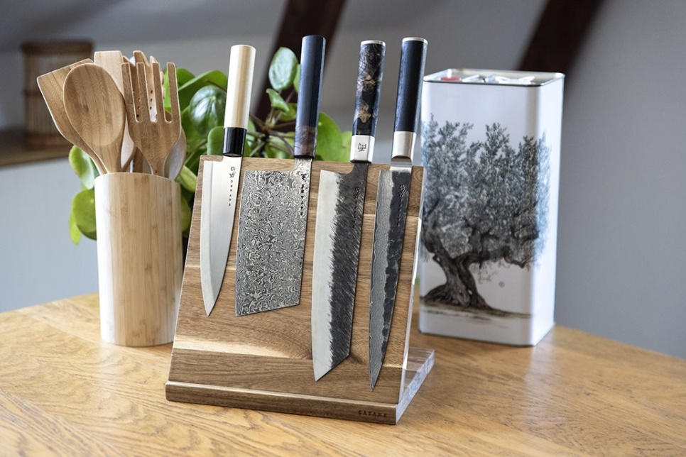 Magnetiskt Knivställ i Akacia - Satake