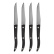 Grillknivar Palermo Curve, 4-pack - Exxent