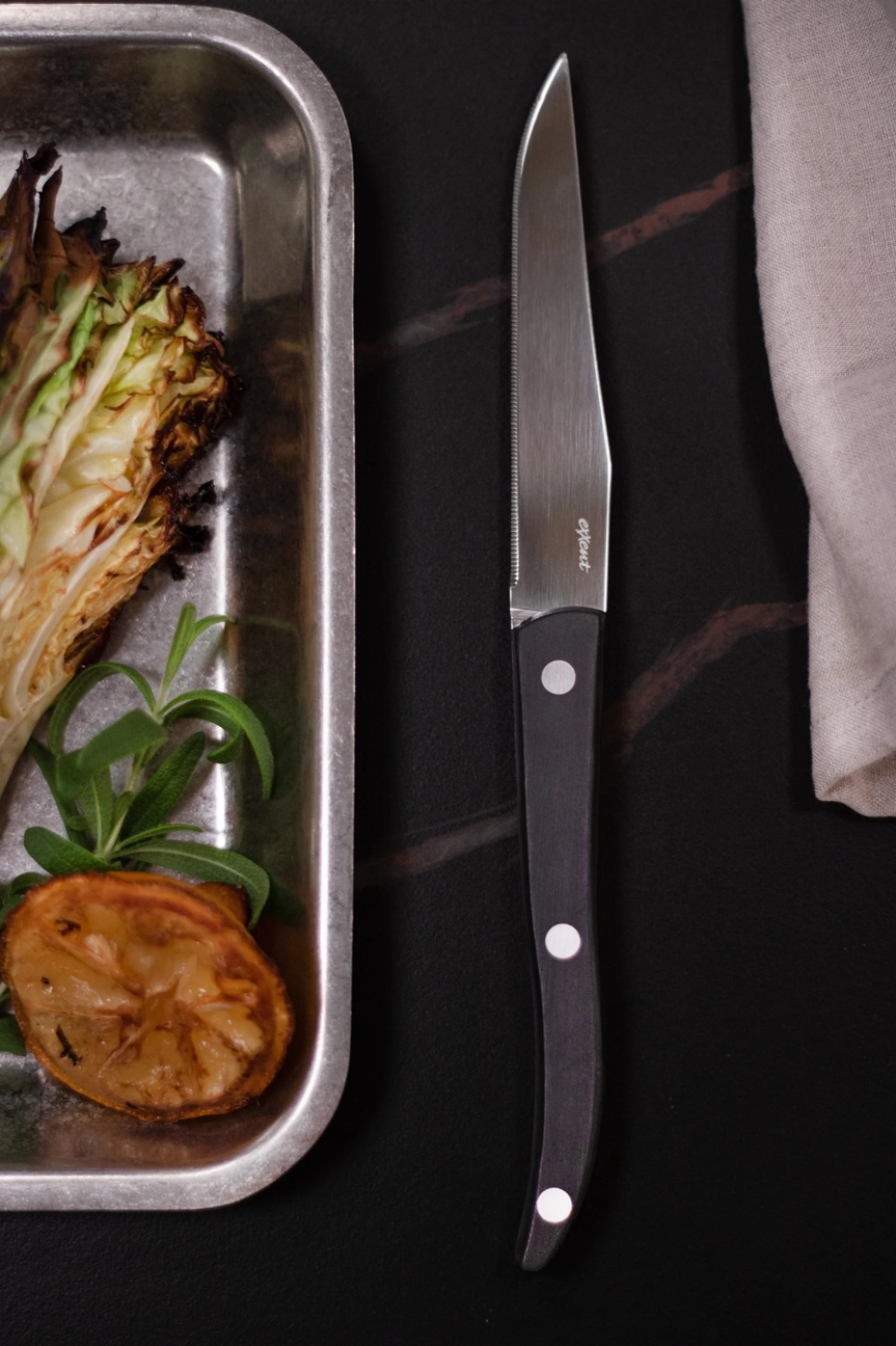 Grillknivar Palermo Curve, 4-pack - Exxent