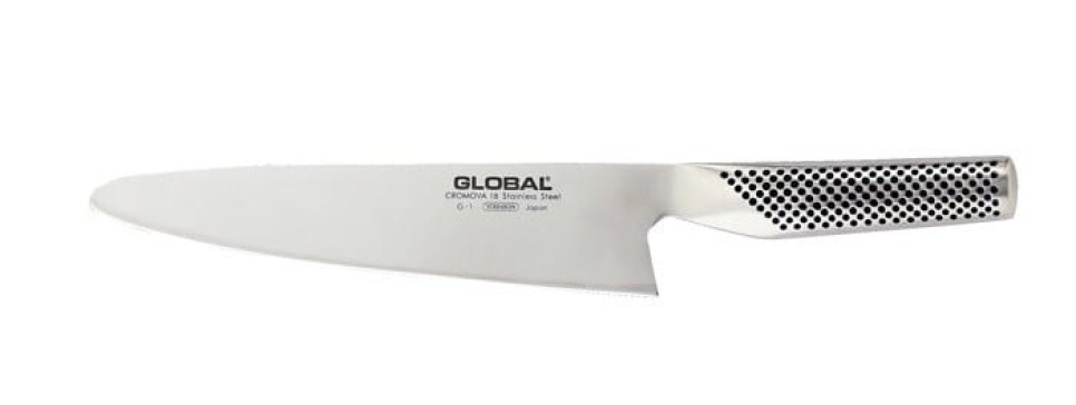 Kockkniv G-1 21 cm, rundad spets - Global i gruppen Matlagning / Köksknivar / Kockknivar hos The Kitchen Lab (1073-10390)