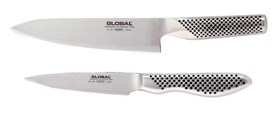 Global Knivset med G-55,GS-38 i gruppen Matlagning / Köksknivar / Knivset hos KitchenLab (1073-10427)