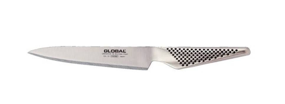 Allkniv GS-13, 15cm, fintandad - Global i gruppen Matlagning / Köksknivar / Allknivar hos KitchenLab (1073-10452)