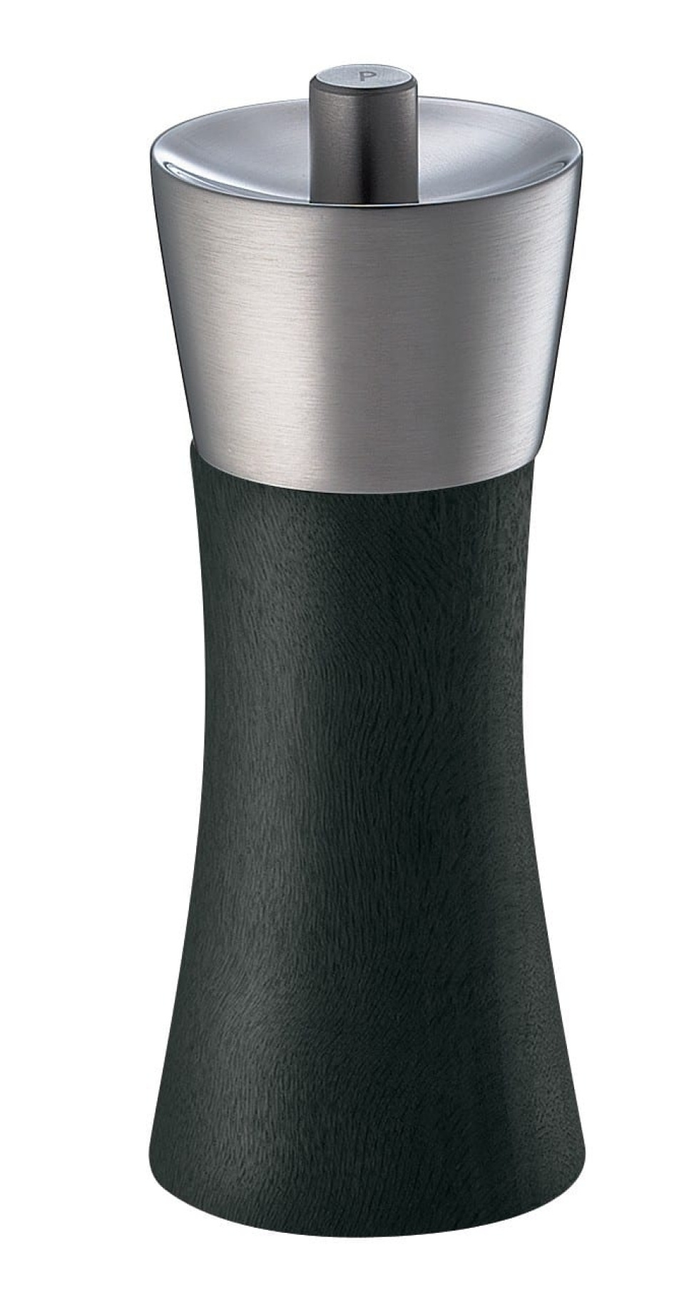 Pepparkvarn Svart, 14 cm, Augsburg - Zassenhaus i gruppen Matlagning / Köksredskap / Salt- & pepparkvarnar hos KitchenLab (1073-11028)