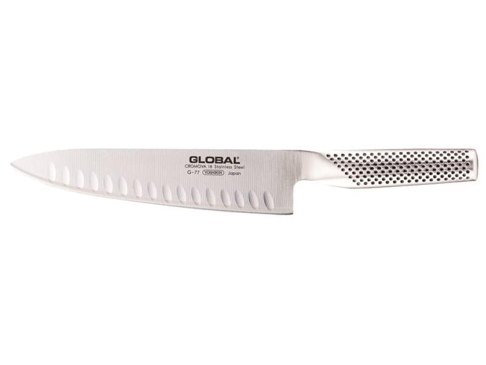 Kockkniv G-77, Olivslipad, 20cm - Global i gruppen Matlagning / Köksknivar / Kockknivar hos The Kitchen Lab (1073-13862)