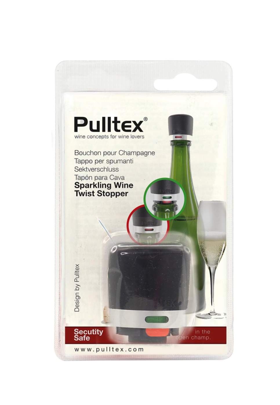 Champagneförslutare, Twist - Pulltex i gruppen Bar & Vin / Vintillbehör / Förslutare hos KitchenLab (1073-22494)