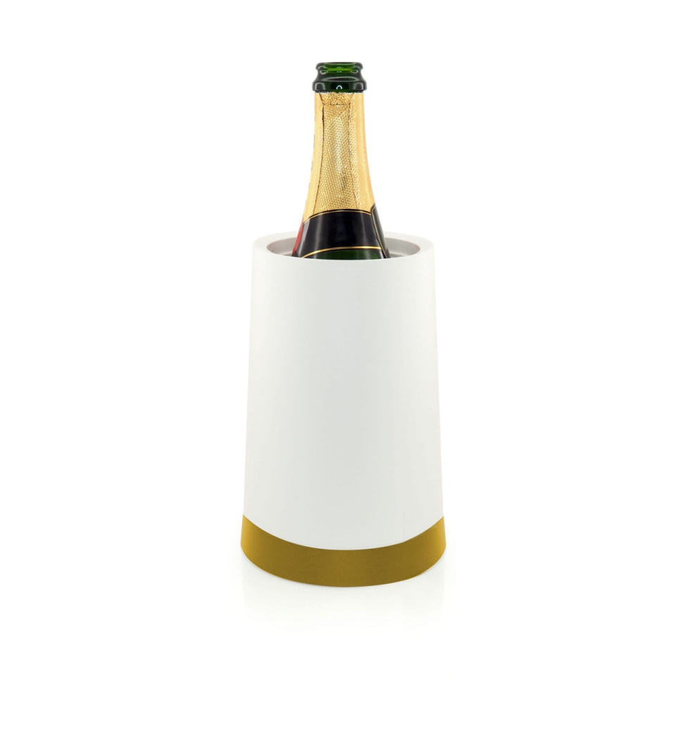 Vinkylare med separat del i gel - Pulltex - Vit/guld i gruppen Bar & Vin / Vintillbehör / Ishinkar & Vinkylare hos The Kitchen Lab (1073-23609)