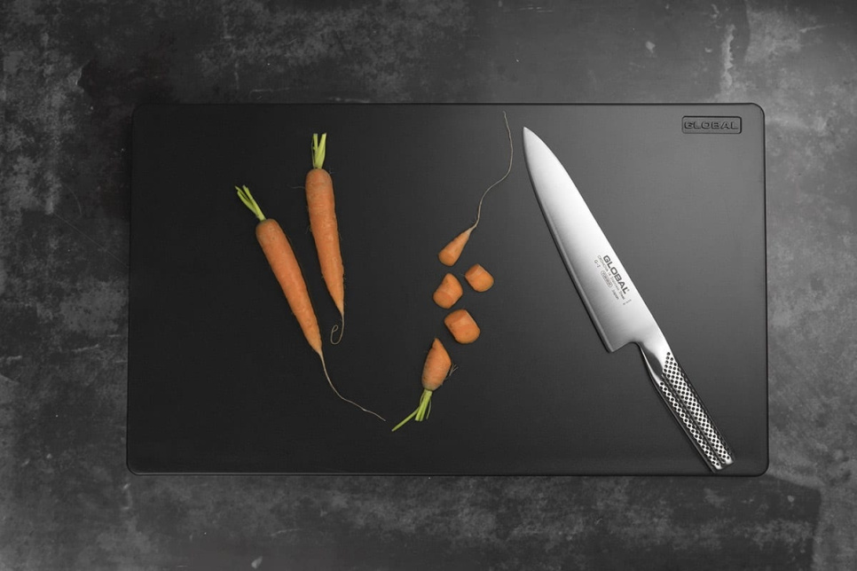 Skärbräda av sockerör, 53x30,5x1,4 cm - Global