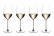 Riesling/Zinfandel, Vitvinsglas, Veritas 4-pack - Riedel