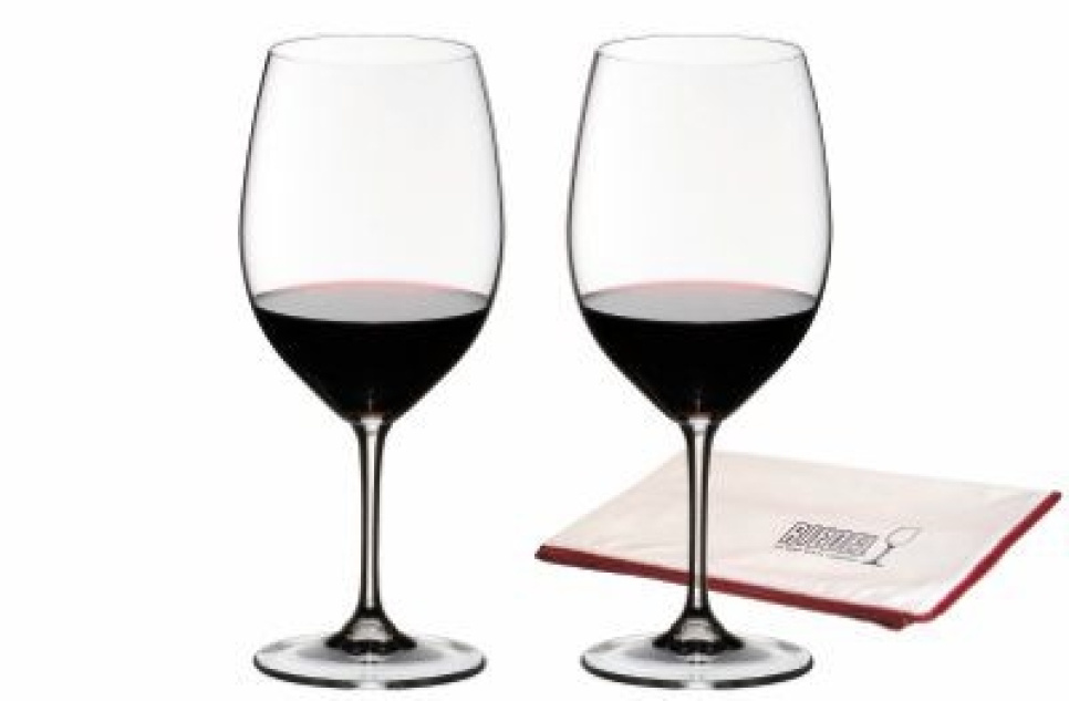 Cabernet Sauvignon/Merlot 2-pack + Microduk, Vinum - Riedel i gruppen Bar & Vin / Vinglas / Rödvinsglas hos KitchenLab (1073-27151)