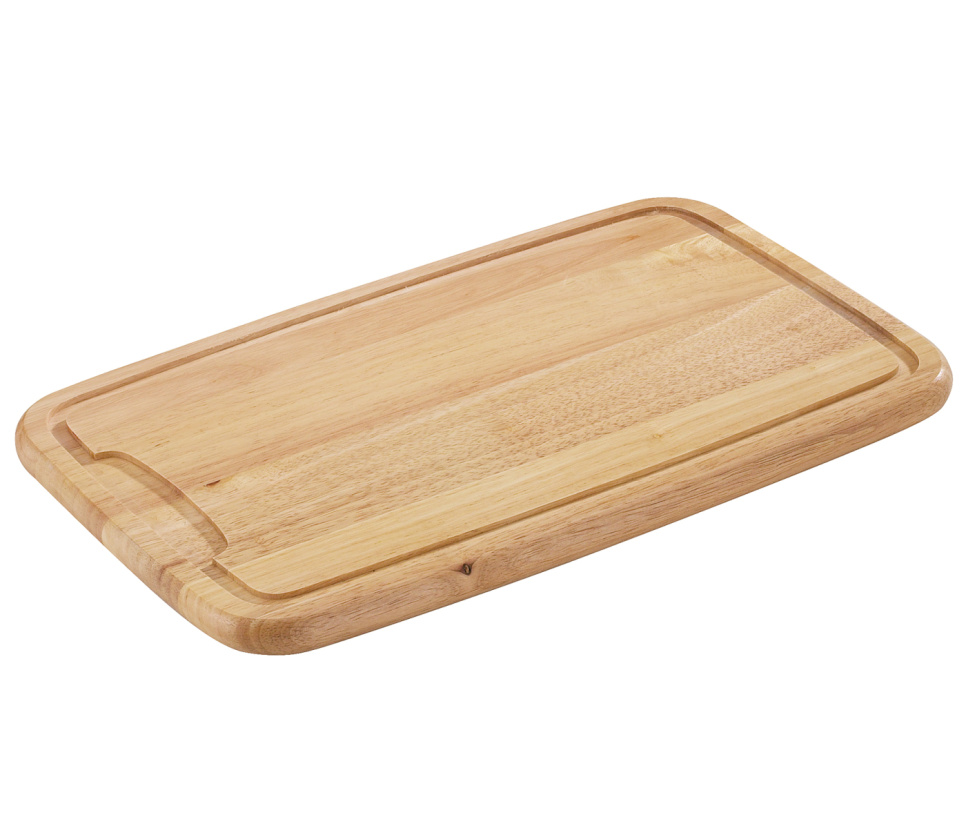 Trancherbräda Rubberwood 42x27,5 cm - Zassenhaus i gruppen Matlagning / Köksredskap / Skärbrädor hos The Kitchen Lab (1073-29595)