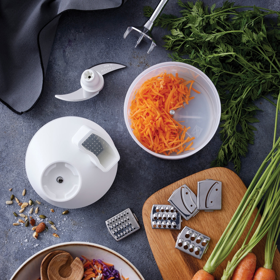SliceSy, Skär- och hacktillbehör, Vit - Bamix SliceSy, Skär- och hacktillbehör, Vit - Bamix