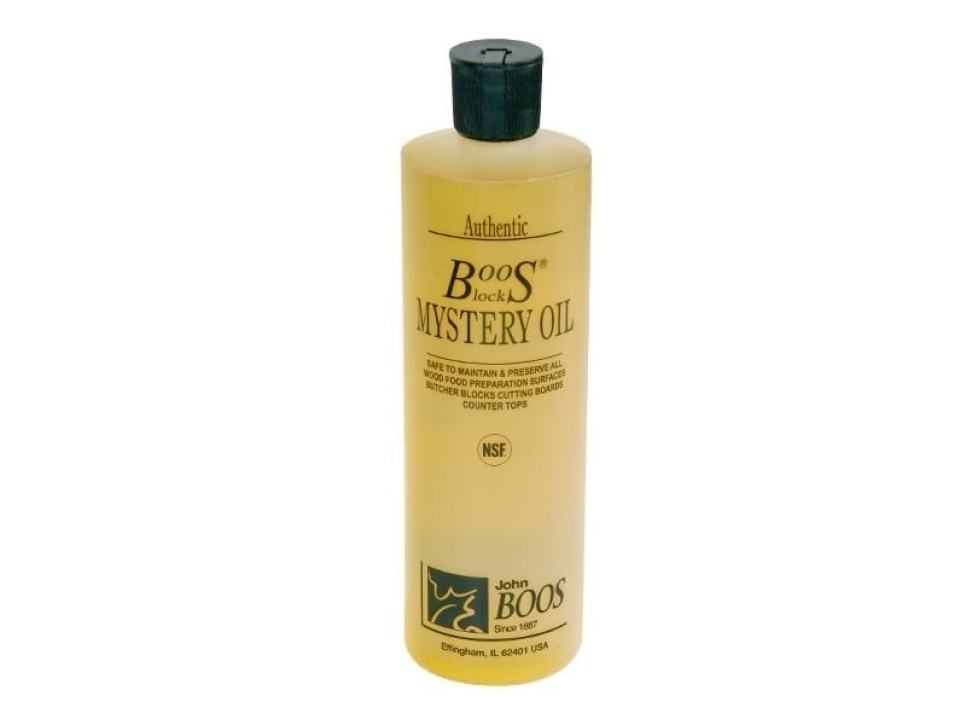 Skärbrädeolja, 475 ml, Boos Mystery Oil - John Boos i gruppen Matlagning / Köksredskap / Skärbrädor hos KitchenLab (1074-13836)