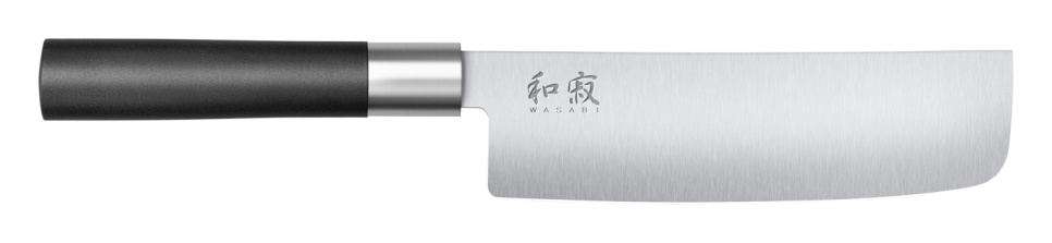 Grönsakskniv Nakiri 16,5 cm - KAI Wasabi Black i gruppen Matlagning / Köksknivar / Grönsaksknivar hos The Kitchen Lab (1074-13954)