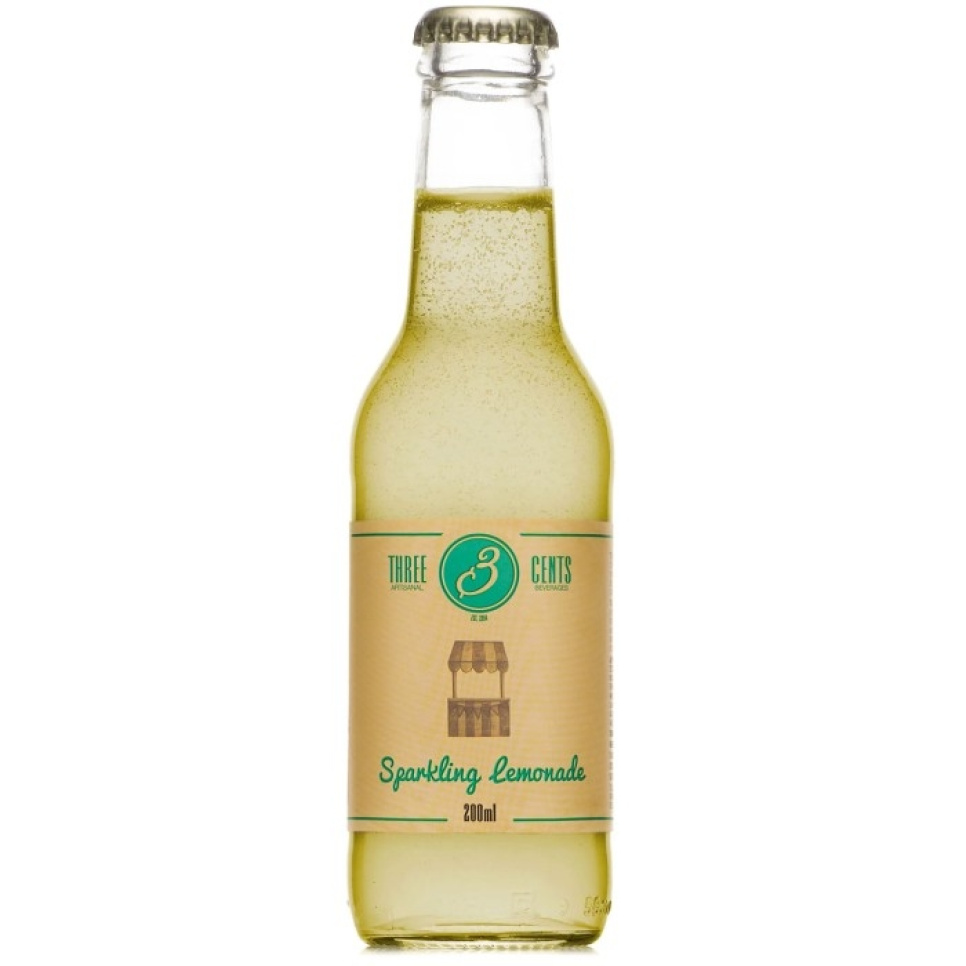 Sparkling Lemonade, 200 ml - Three Cents i gruppen Matlagning / Kolonial hos The Kitchen Lab (1083-28754)