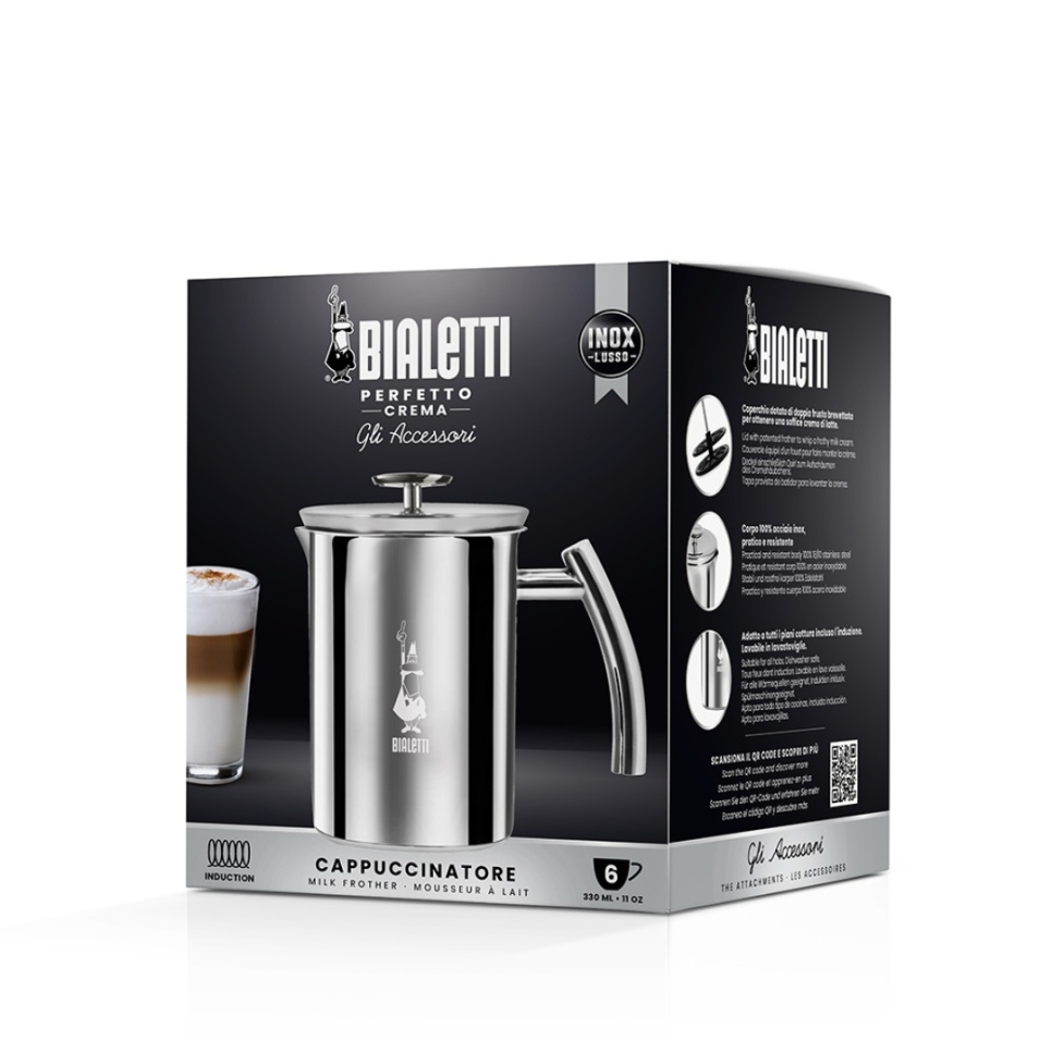 Mjölkskummare induktion 1000, 6 koppar - Bialetti