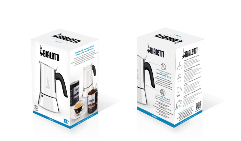 Espressokokare Bialetti Venus, rostfri