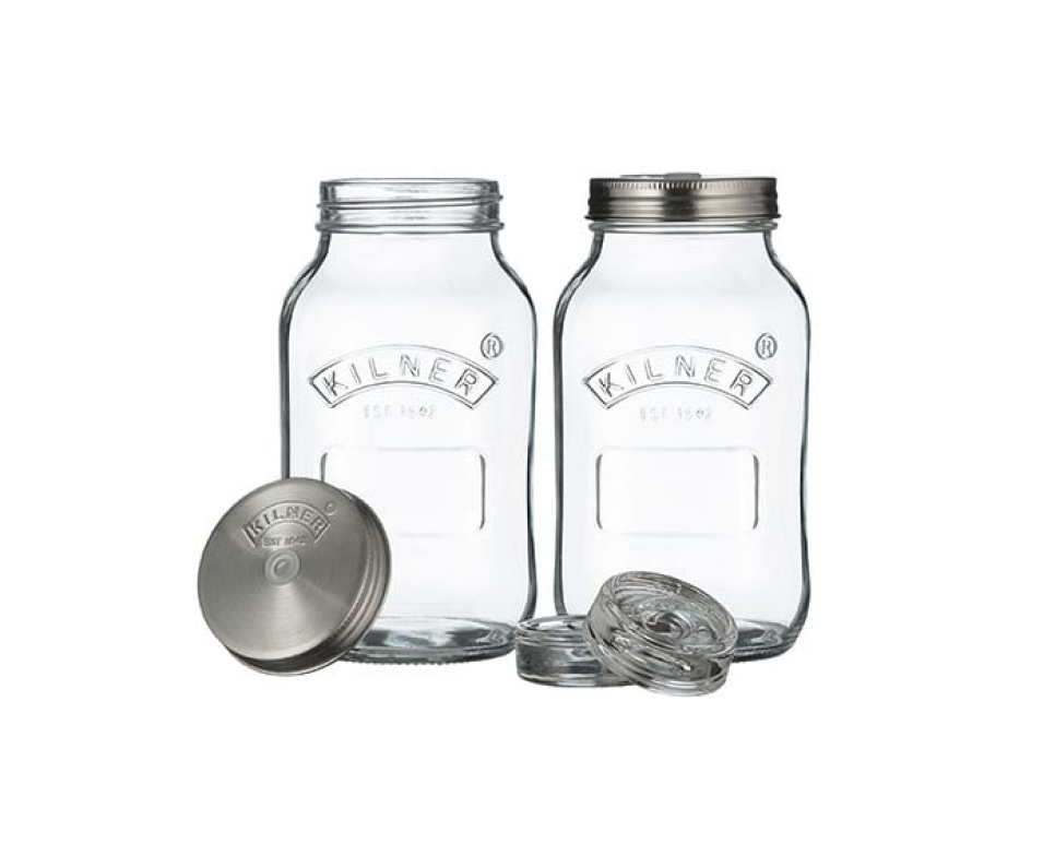 Fermenteringsset, 2 burkar - Kilner i gruppen Matlagning / Köksredskap / Förvaring hos KitchenLab (1086-22313)