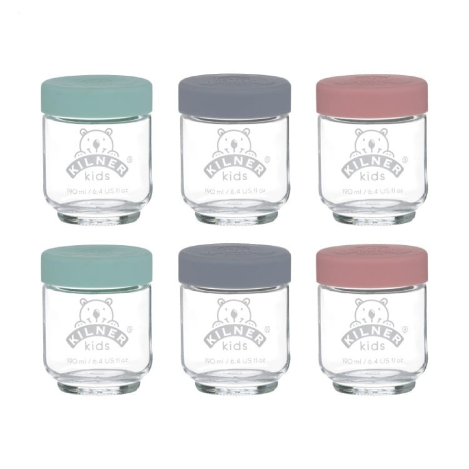 Barnmatsburkar, 6 x 190 ml - Kilner i gruppen Matlagning / Köksredskap / Flaskor & burkar hos The Kitchen Lab (1086-22467)