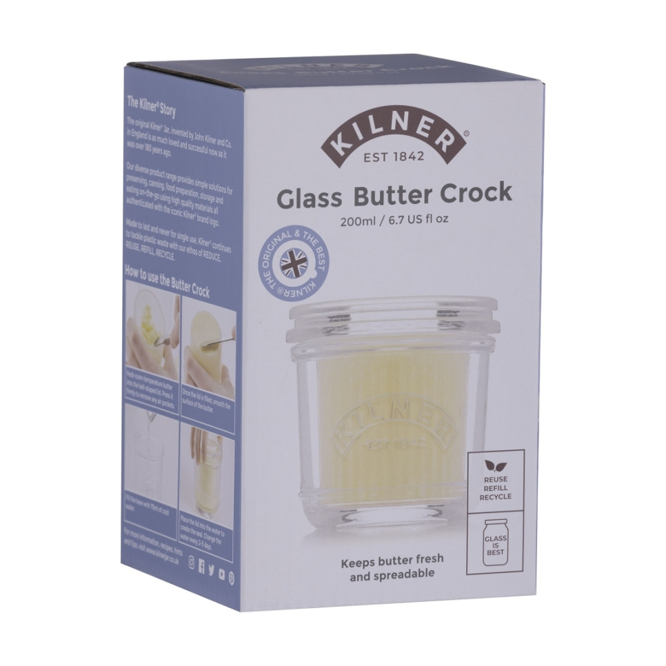 Smörklocka i glas - Kilner