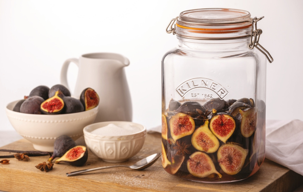 Konserveringsburk med patentlock, fyrkantig - Kilner - 3 L