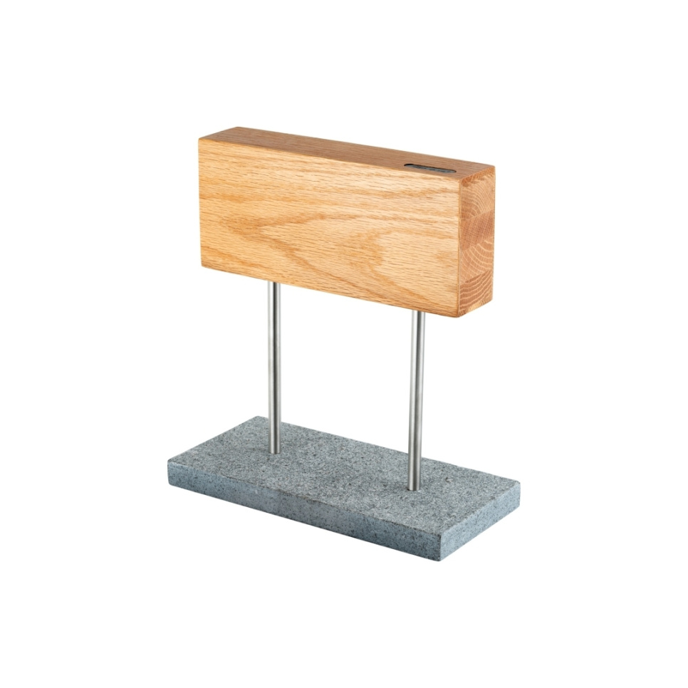 Magnetiskt knivblock i ek - Style de Vie