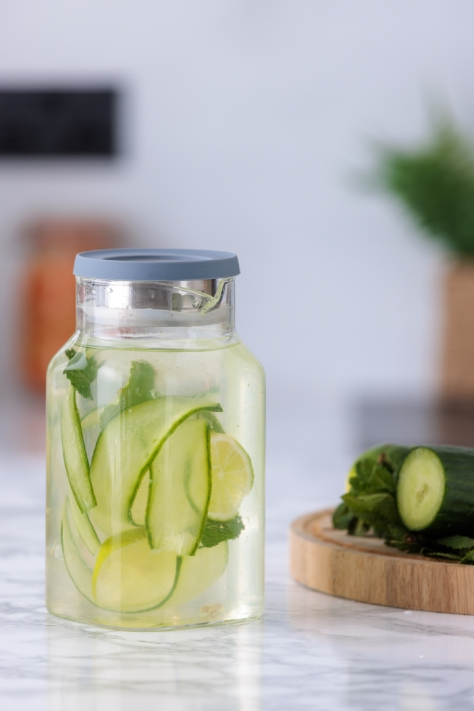 Vattenkanna anpassad för kylskåpsdörr, Fresh - Kilner